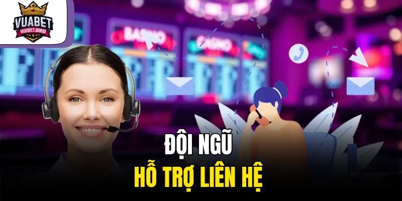 Đội ngũ hỗ trợ liên hệ